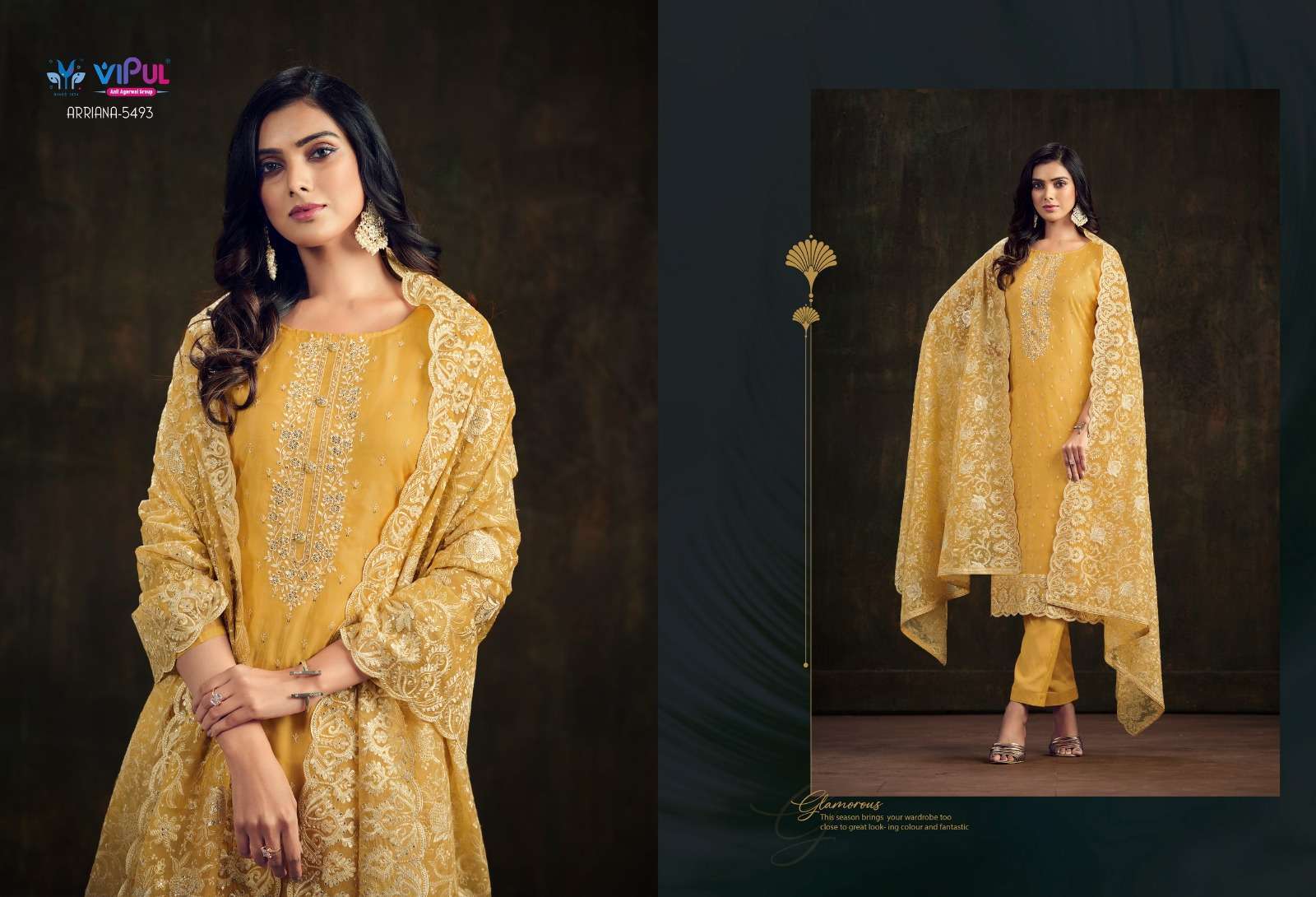 Vipul ARRIANA Pakistani Chiffon Pakistani bridal suits wholesale in Delhi