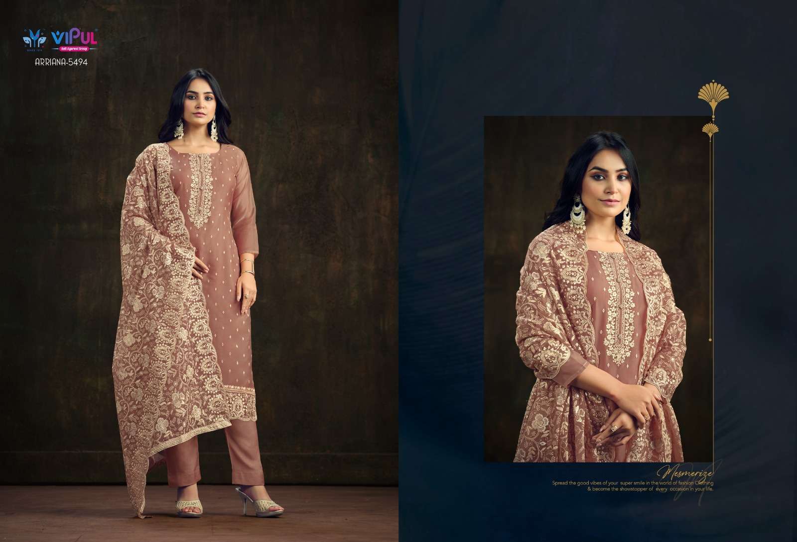 Vipul ARRIANA Pakistani Chiffon Pakistani bridal suits wholesale in Delhi