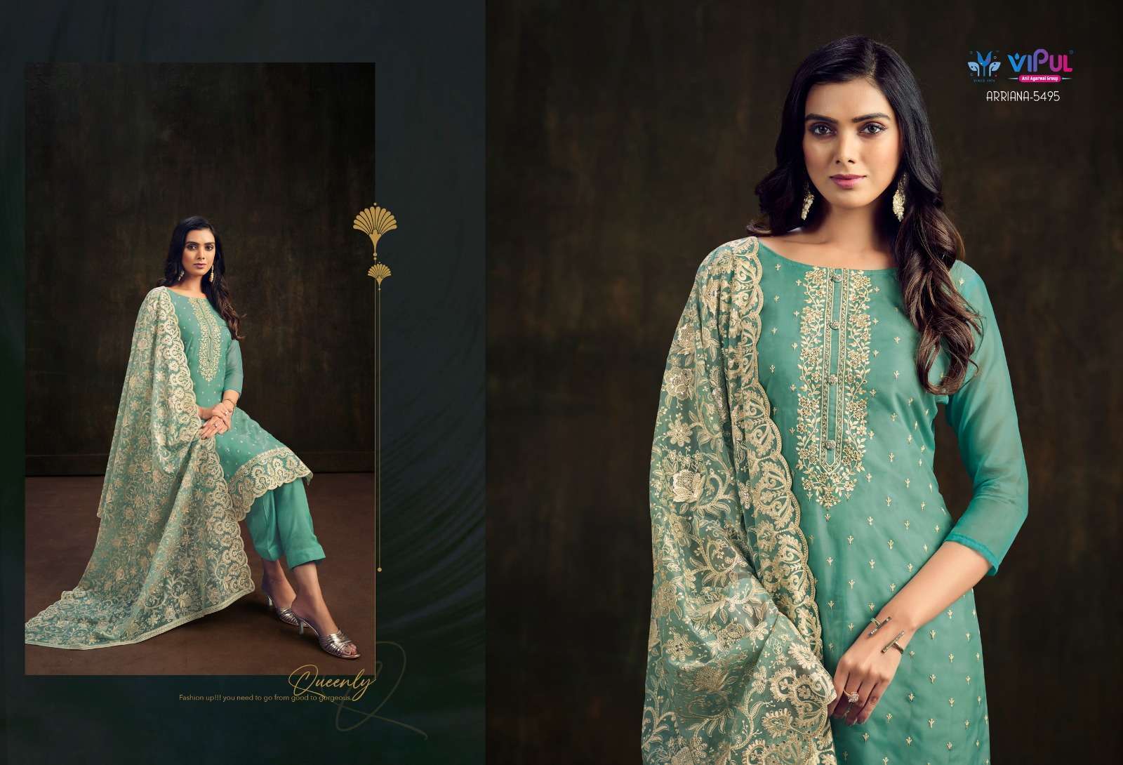 Vipul ARRIANA Pakistani Chiffon Pakistani bridal suits wholesale in Delhi