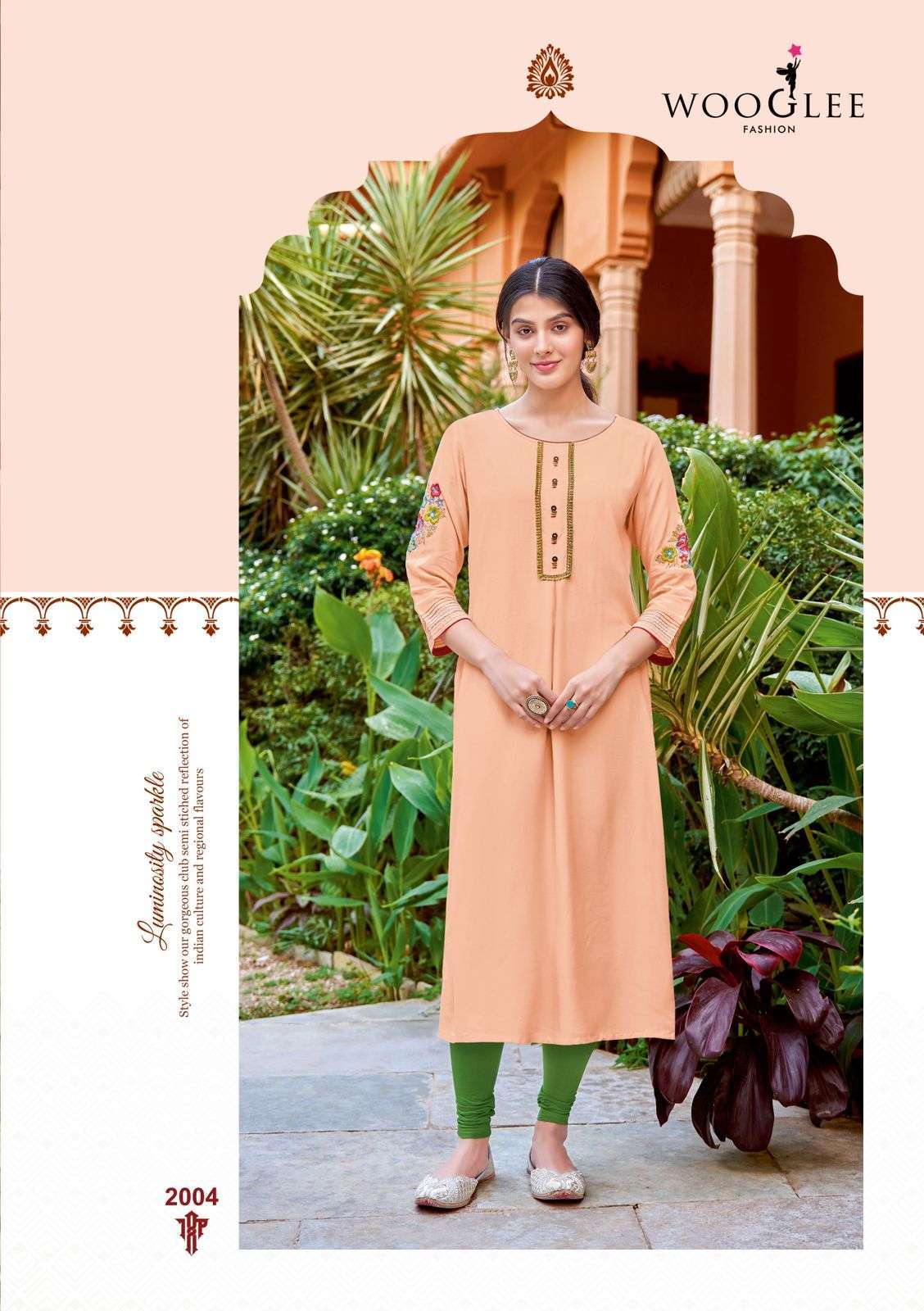 WOOGLEE SAMIRA Kurtis wholesale suppliers