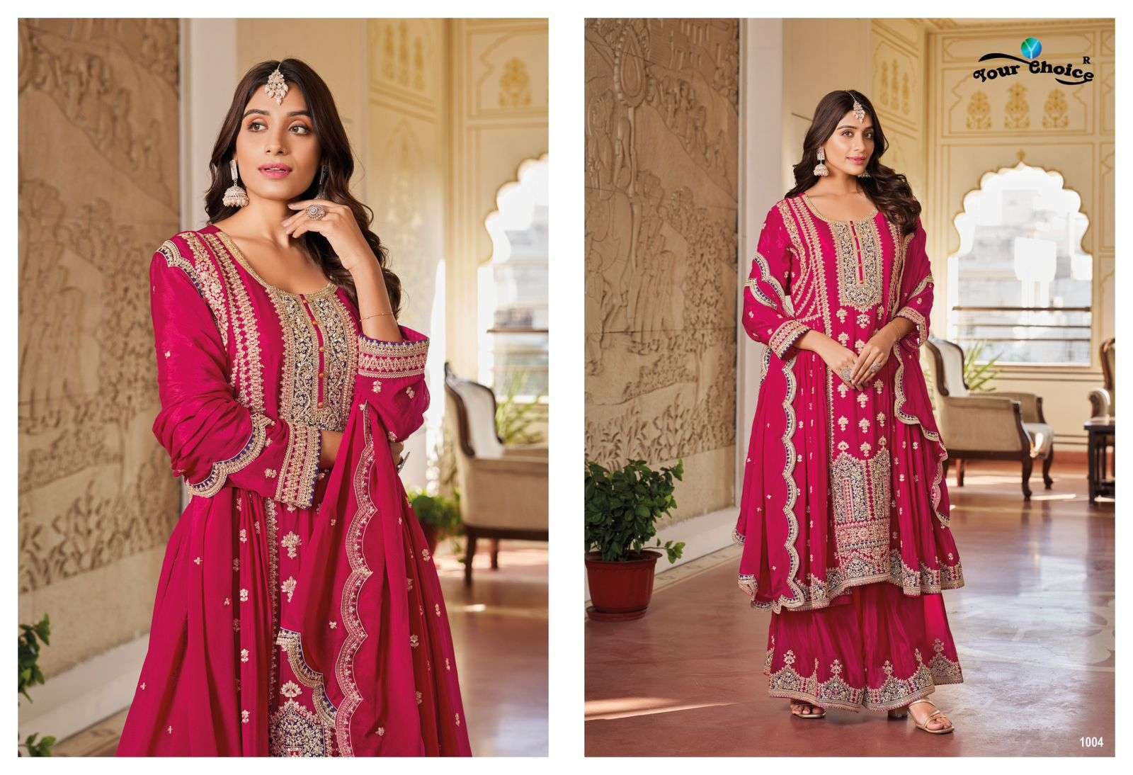 Your Choice Glorina 1001 Chinon Georgette salwar kameez wholesale