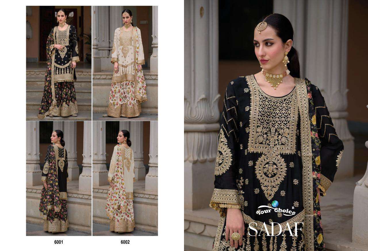 Your Choice Sadaf Chinon Cotton Salwar Kameez Wholesale