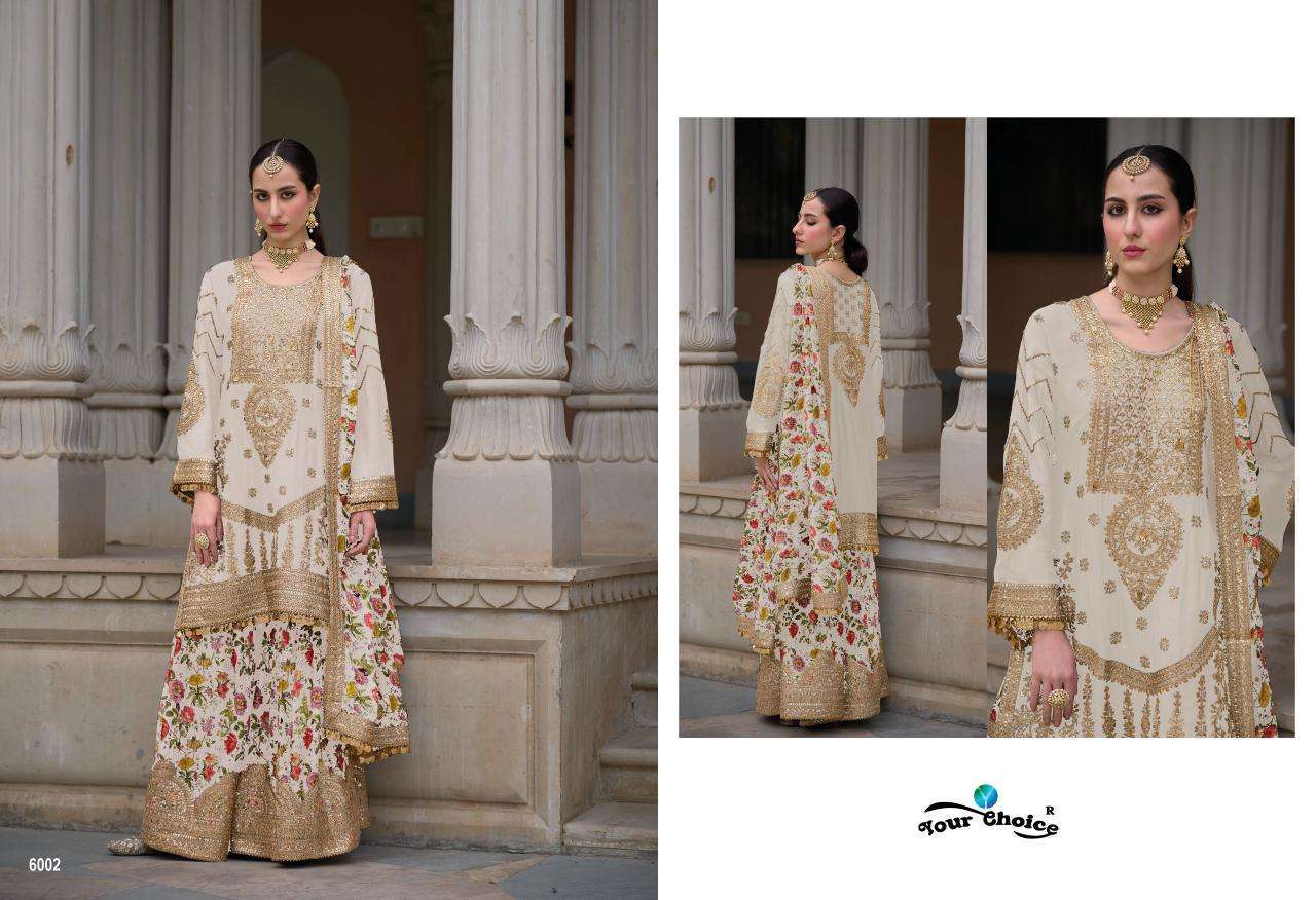 Your Choice Sadaf Chinon Cotton Salwar Kameez Wholesale
