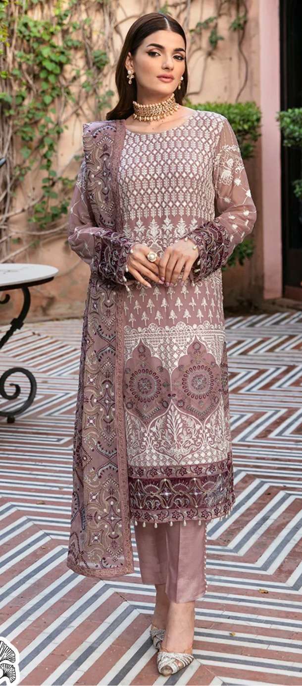 Zaha Shezlin Vol 1 Georgette Pakistani suits with georgette fabric in Hyderabad