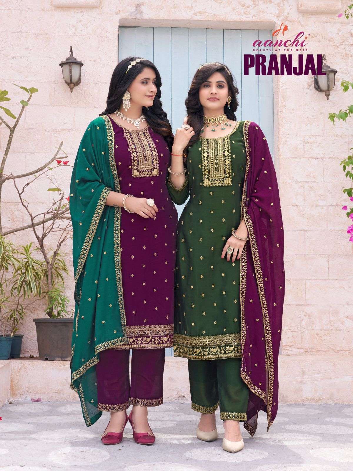 Aanchi PRANJAL Kurti fabric wholesalers in Surat