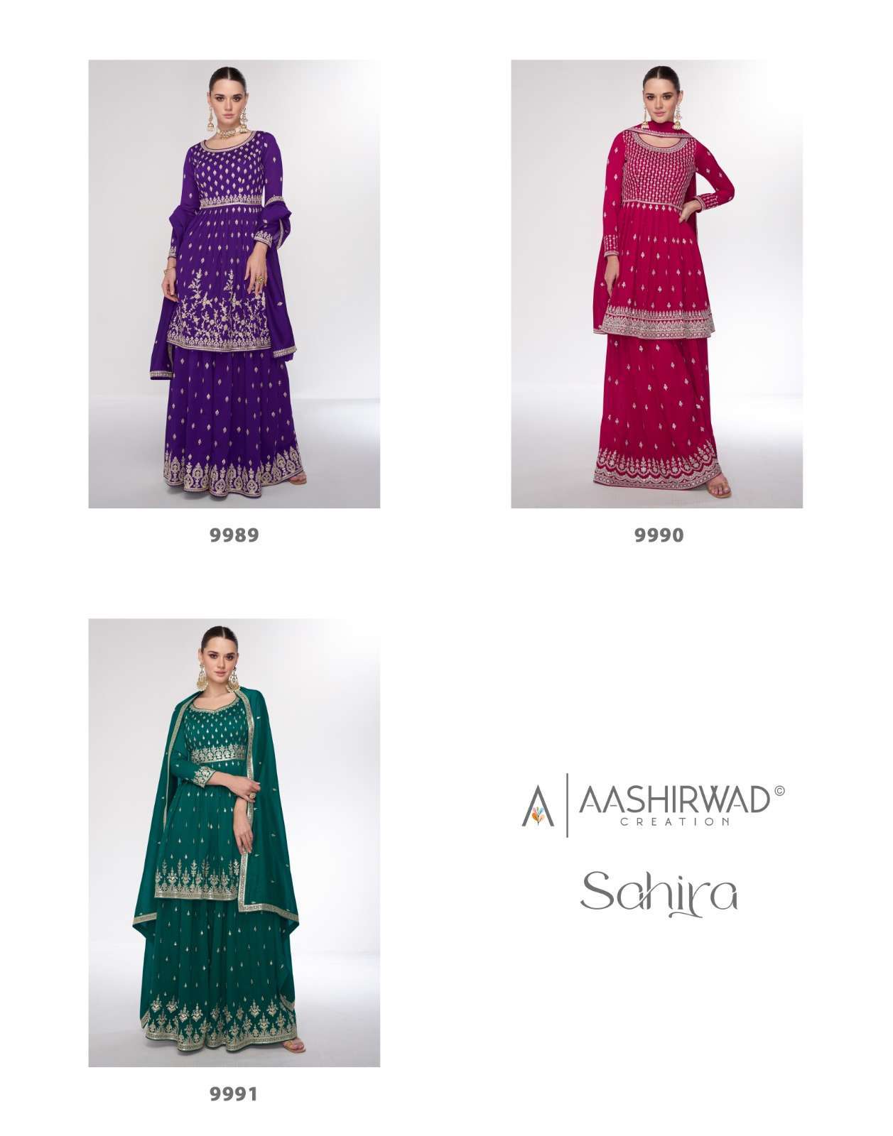 Aashirwad Sahira Premium Silk Pakistani salwar kameez wholesale