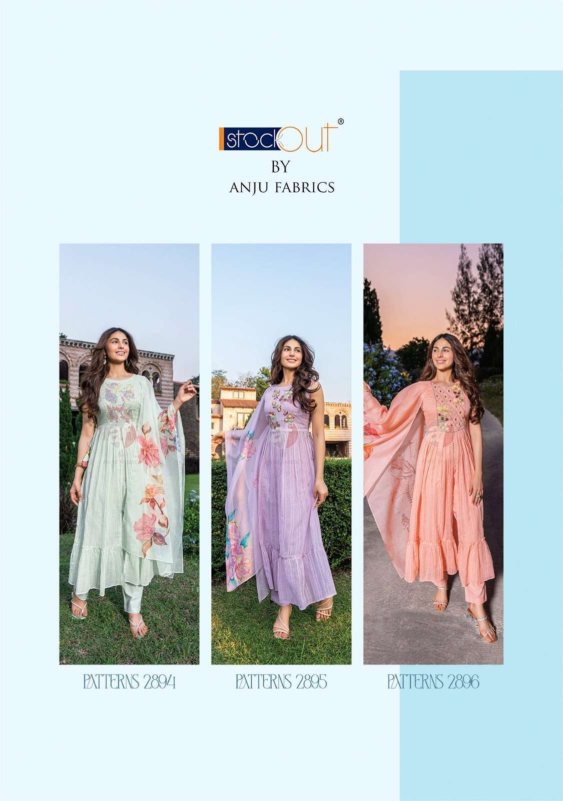 Anju Fabrics Patterns Vol -2 Kurti wholesale online