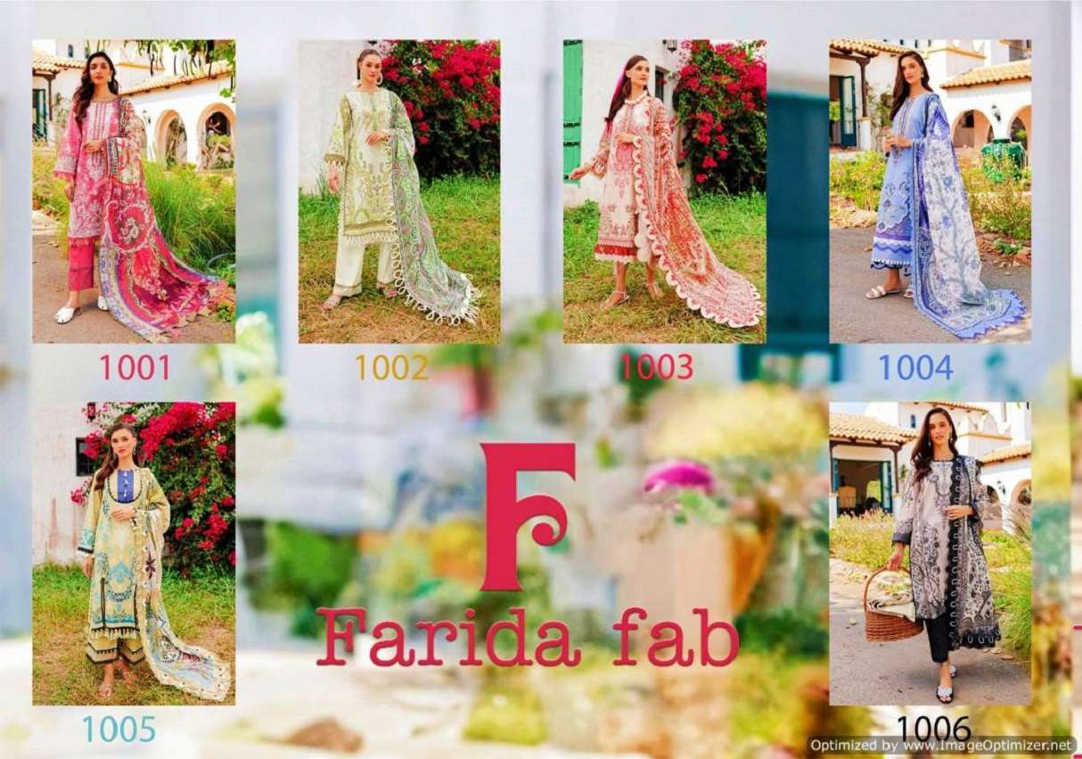 Arihant Farida Fab Vol-1 Designer dress materials wholesale in Hyderabad