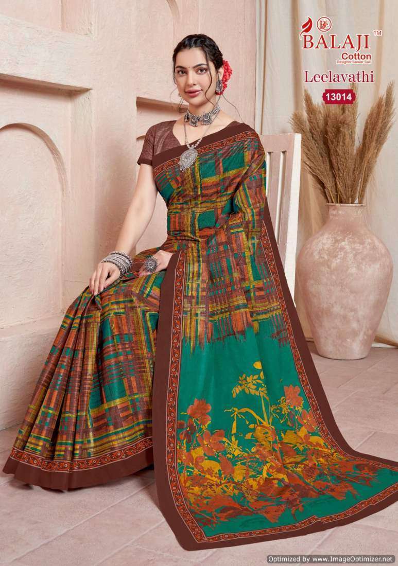 Balaji Leelavathi Vol-13 – Cotton Party wear sarees wholesale