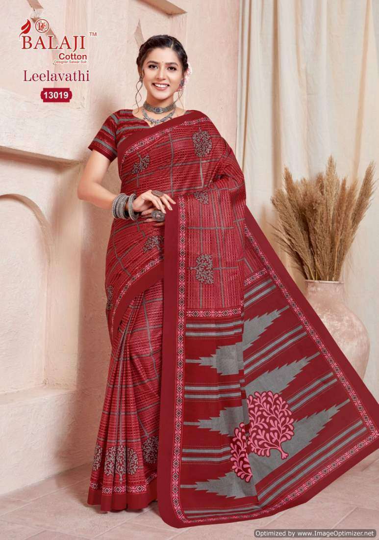 Balaji Leelavathi Vol-13 – Cotton Party wear sarees wholesale