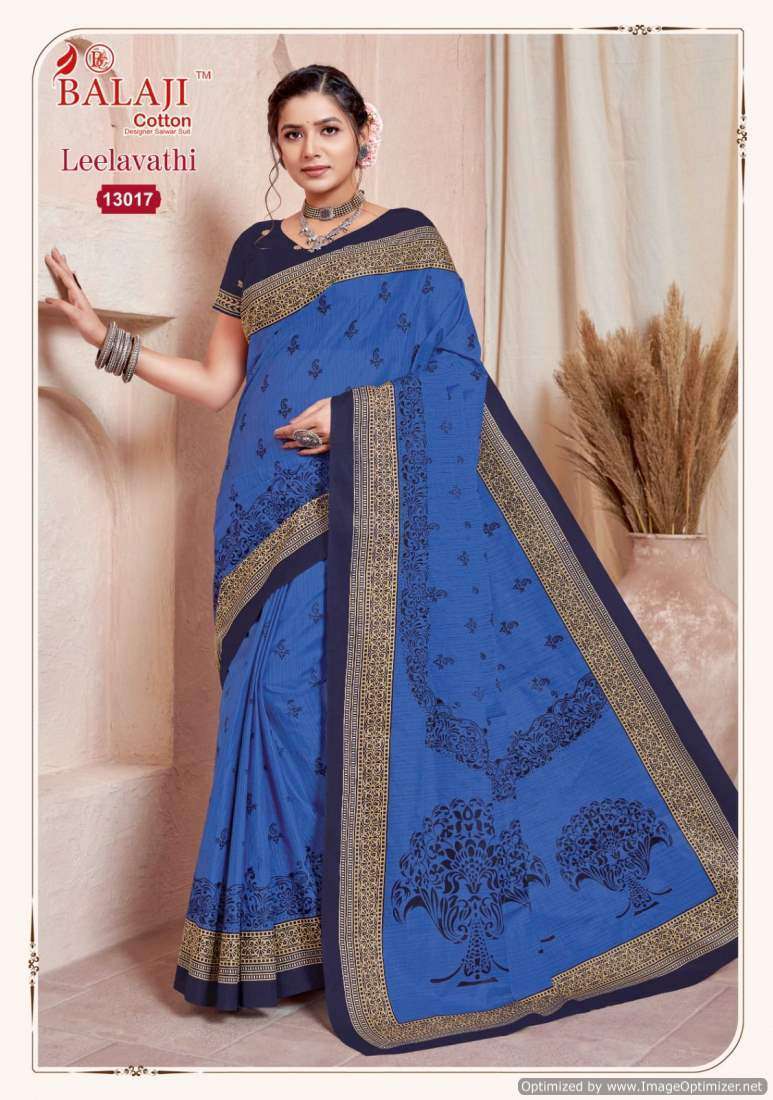 Balaji Leelavathi Vol-13 – Cotton Party wear sarees wholesale