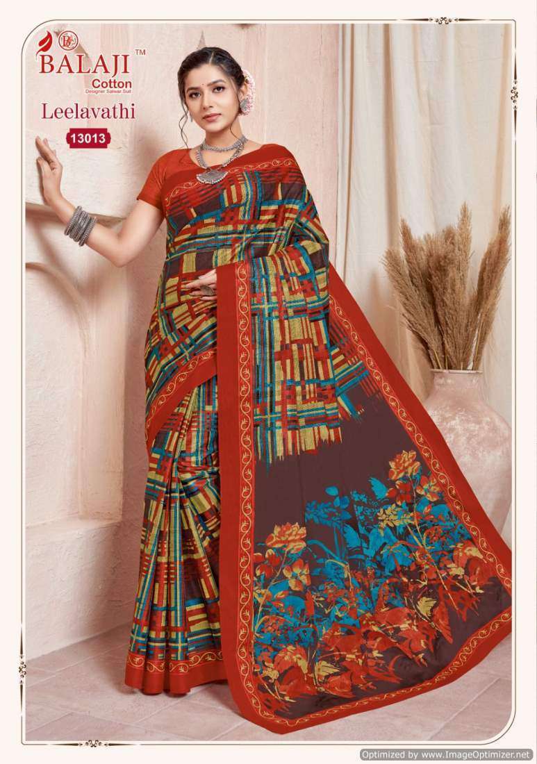 Balaji Leelavathi Vol-13 – Cotton Party wear sarees wholesale