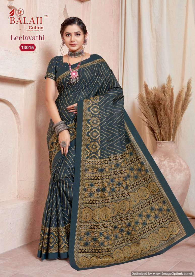 Balaji Leelavathi Vol-13 – Cotton Party wear sarees wholesale