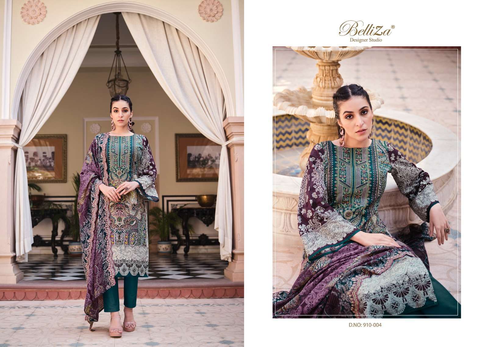 Belliza Guzarish Vol 7 Cotton Digital Printed Latest dress materials in Surat