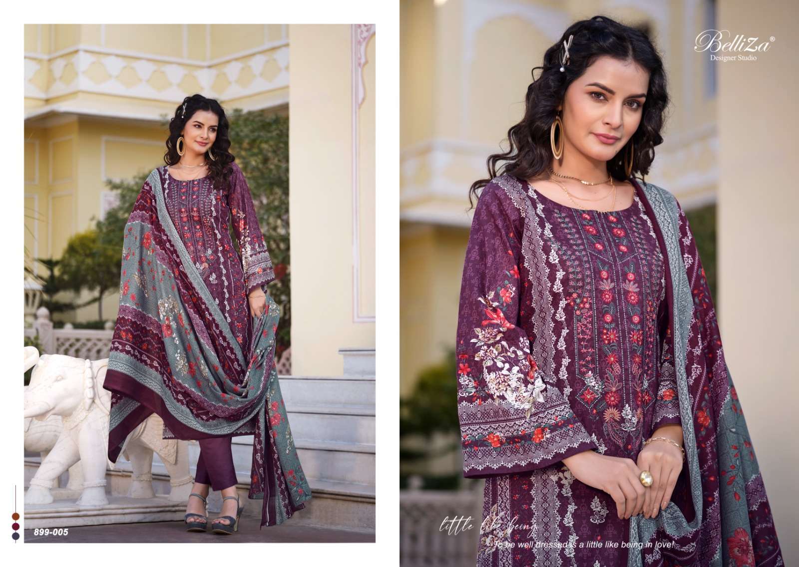 Belliza Naira Vol 44 Premium Designer Dress material wholesale suppliers
