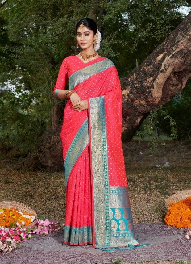 BUNAWAT URVASHI SILK Banarasi Silk Bridal sarees wholesale in mumbai