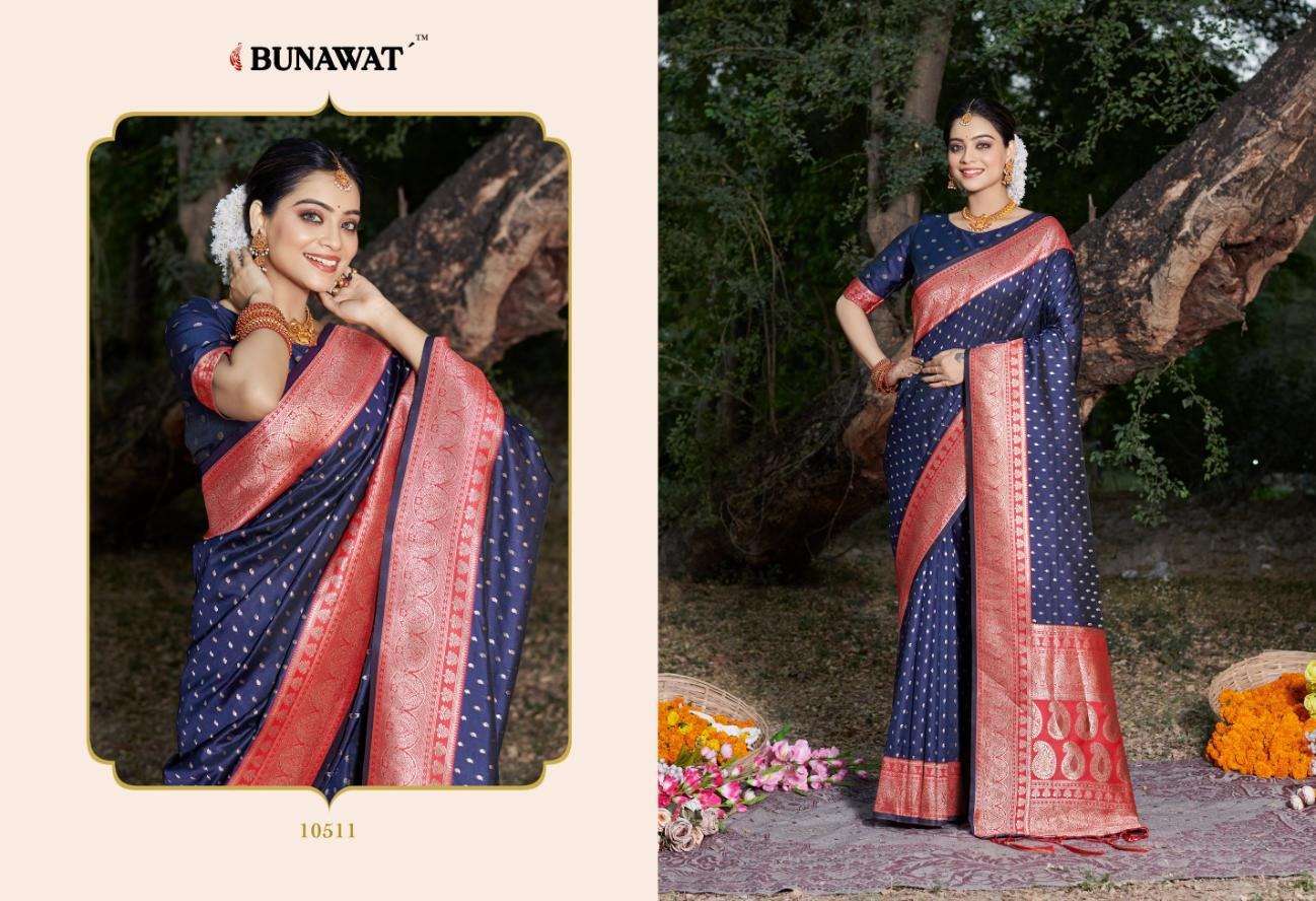 BUNAWAT URVASHI SILK Banarasi Silk Bridal sarees wholesale in mumbai