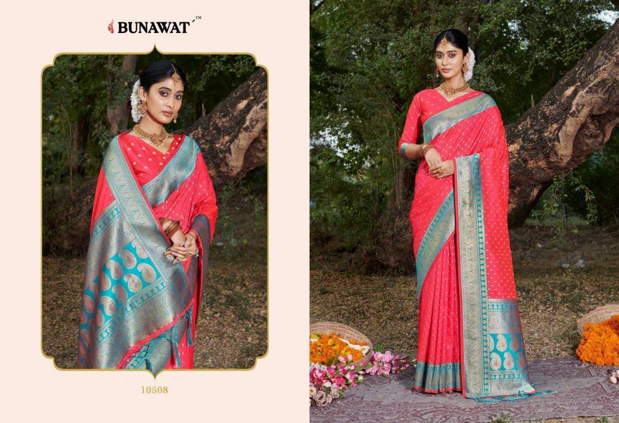 BUNAWAT URVASHI SILK Banarasi Silk Bridal sarees wholesale in mumbai