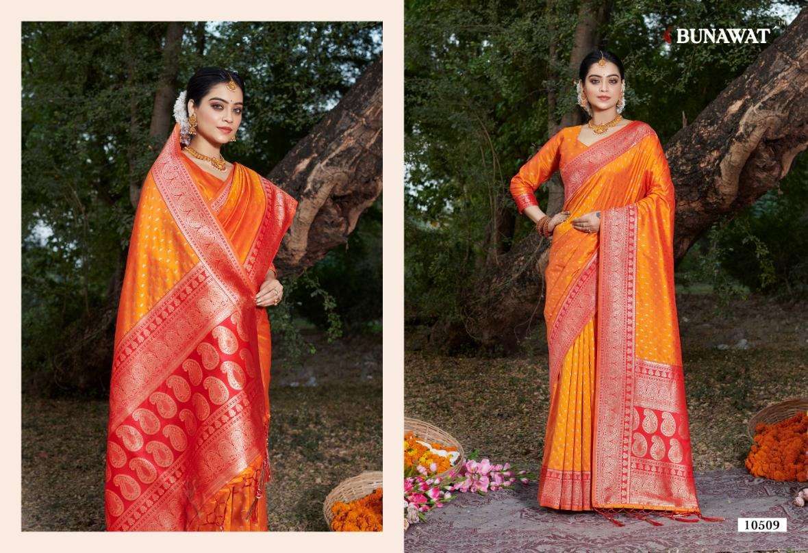 BUNAWAT URVASHI SILK Banarasi Silk Bridal sarees wholesale in mumbai