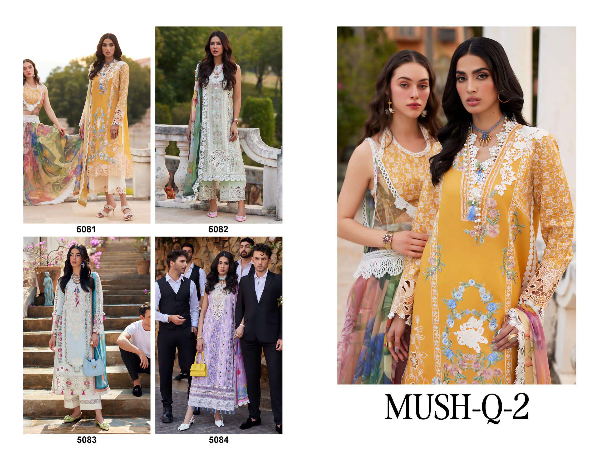 Deepsy Mush Q 2 Heavy Embroidery  Pakistani Suits wholesalers in Bangalore