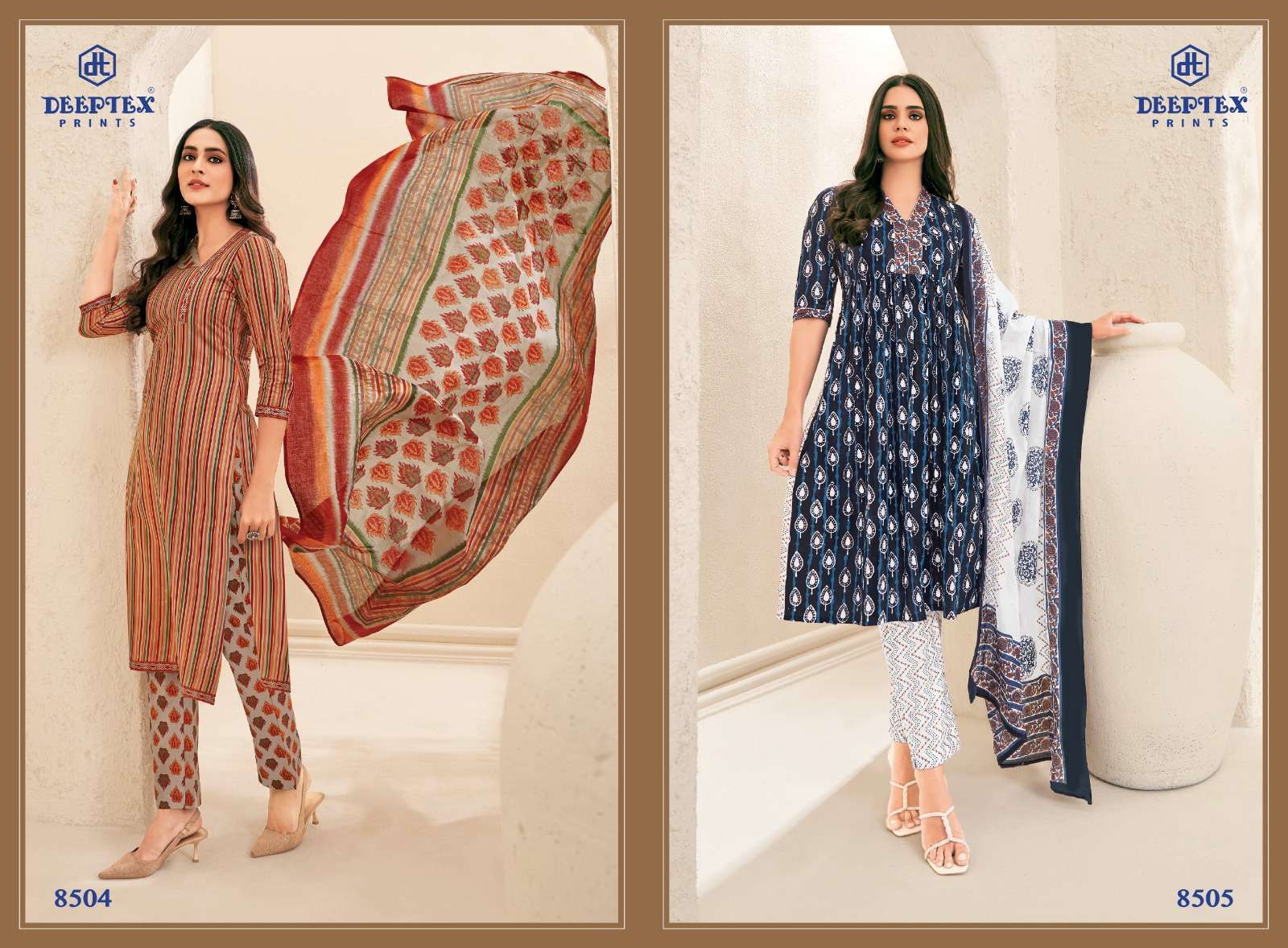Deeptex Miss India Vol-85  Party wear dress material wholesale