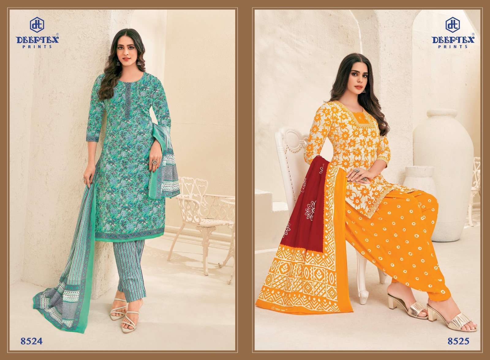Deeptex Miss India Vol-85  Party wear dress material wholesale
