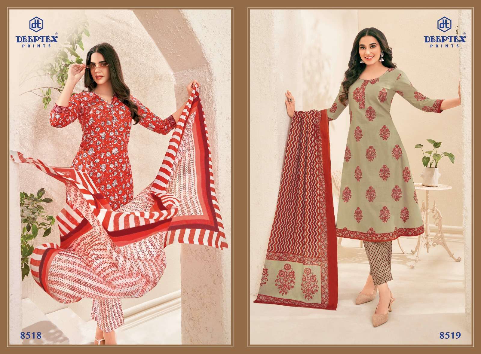 Deeptex Miss India Vol-85  Party wear dress material wholesale