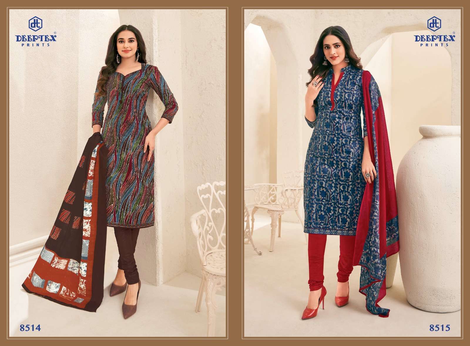 Deeptex Miss India Vol-85  Party wear dress material wholesale