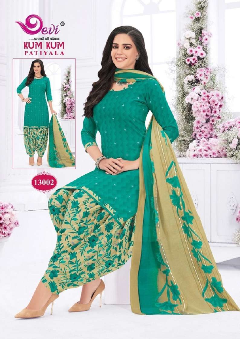 Devi Kumkum Vol-13 Gujarat dress material suppliers