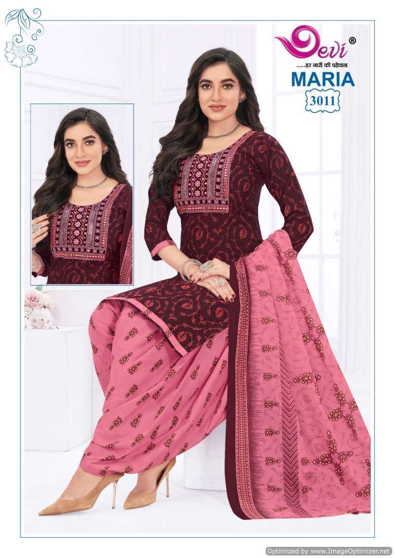 Devi Maria Vol-3 Churidar dress materials