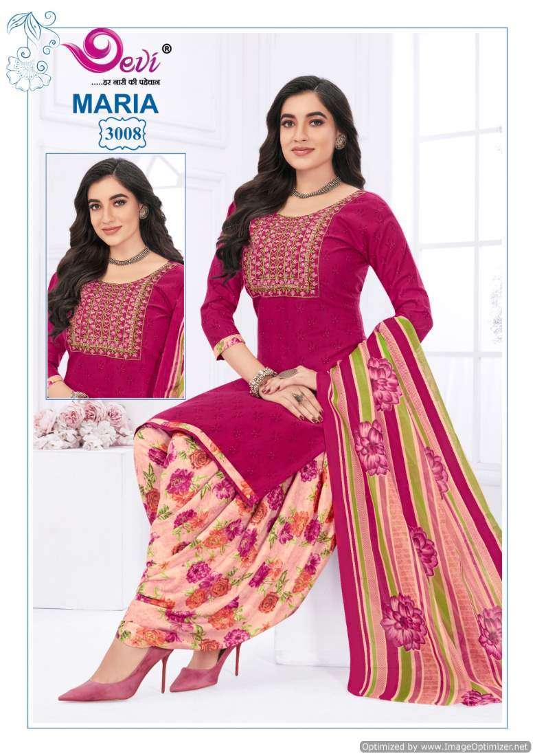 Devi Maria Vol-3 Churidar dress materials