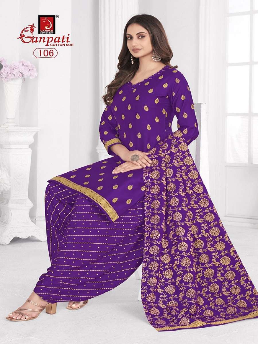 Ganpati Gold And Gold Vol-1 Wholesale dress material dealers in Surat
