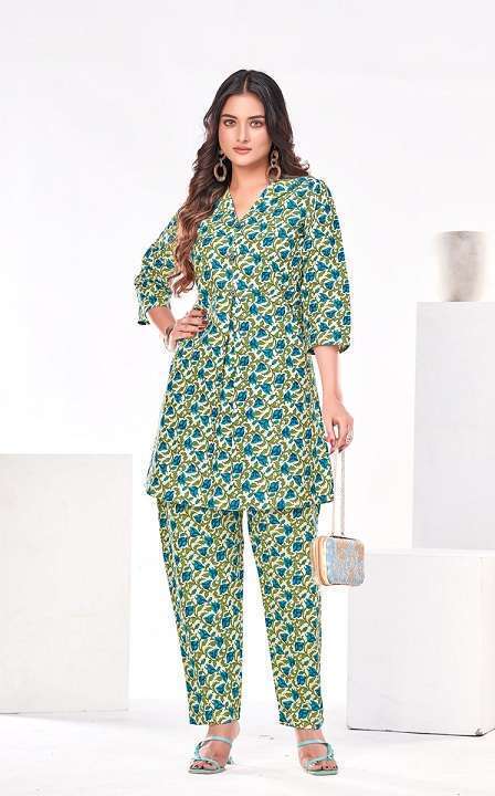 Ganpati Jaipuri Vol-9 – Co-Ord Set Surat Kurti market