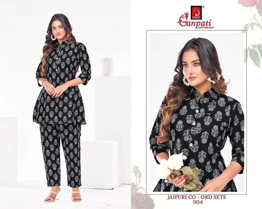 Ganpati Jaipuri Vol-9 – Co-Ord Set Surat Kurti market