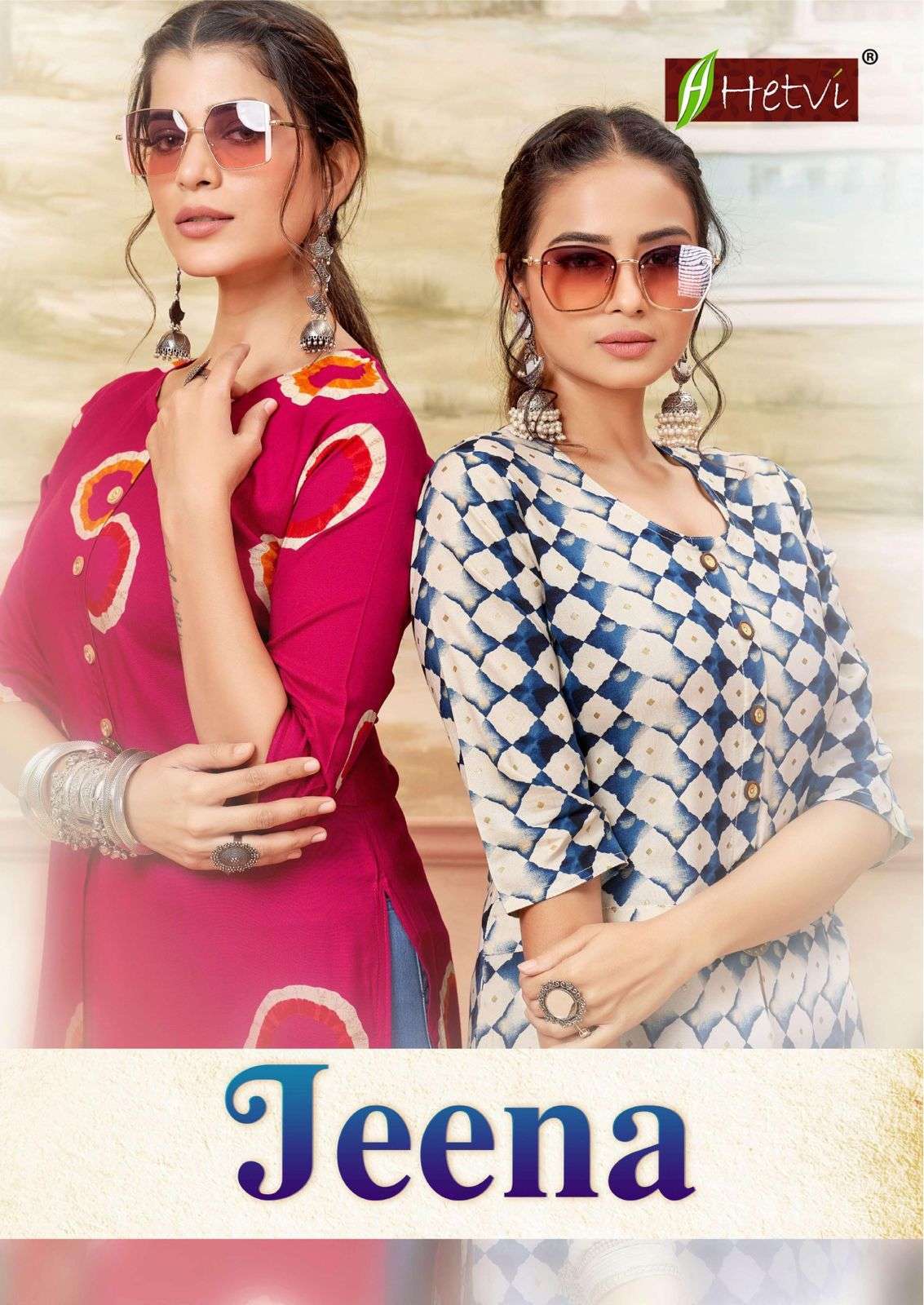 Hetvi JEENA Kurti wholesaler in Surat