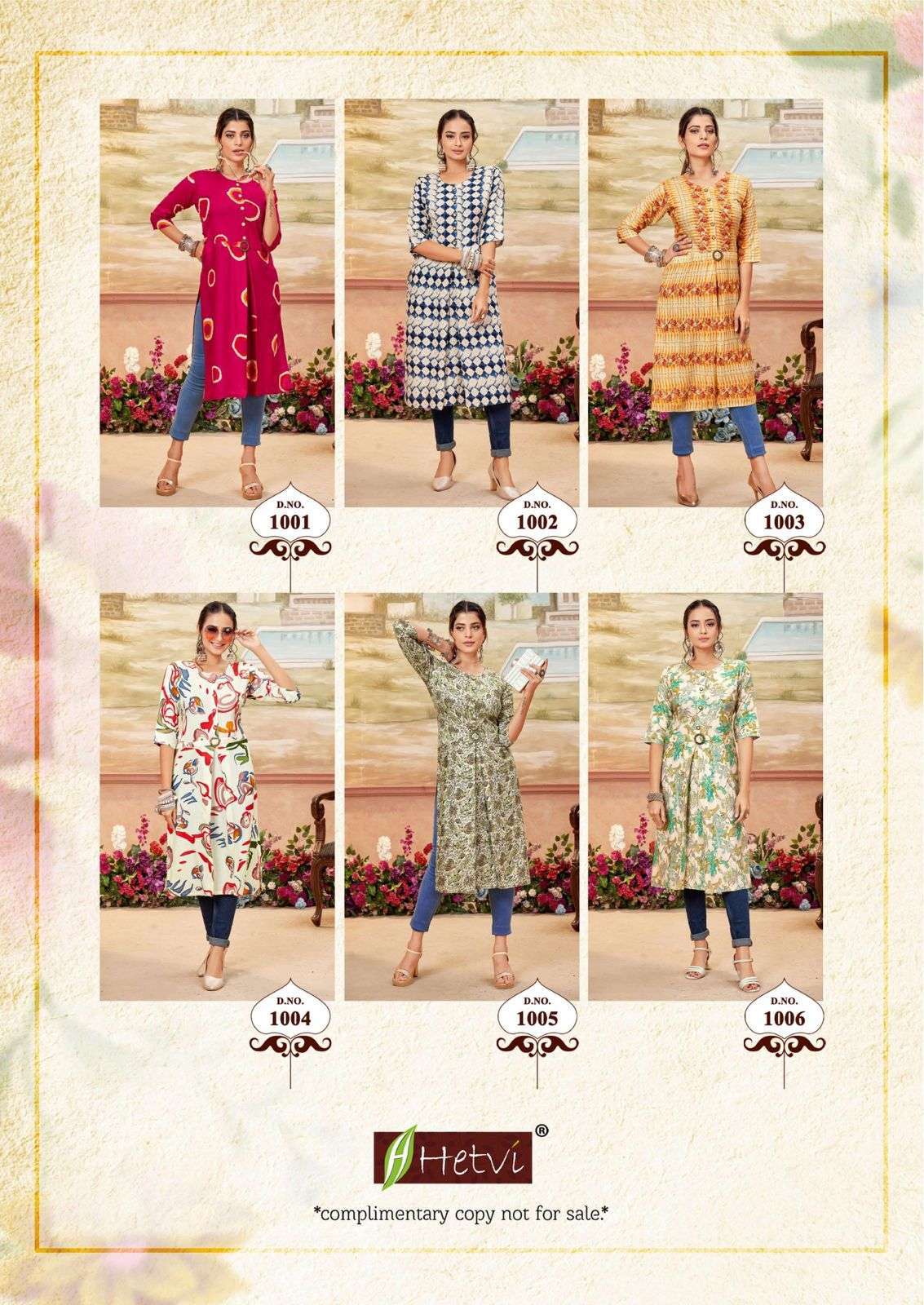 Hetvi JEENA Kurti wholesaler in Surat
