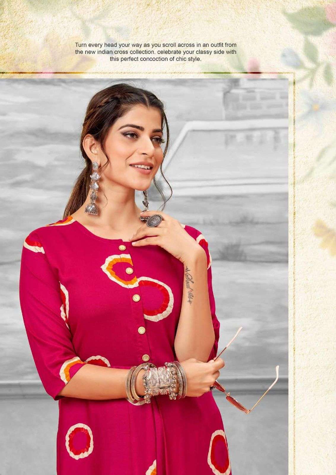 Hetvi JEENA Kurti wholesaler in Surat