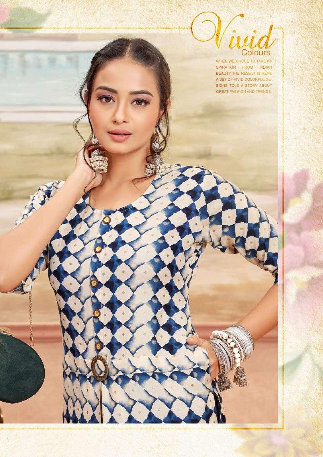 Hetvi JEENA Kurti wholesaler in Surat