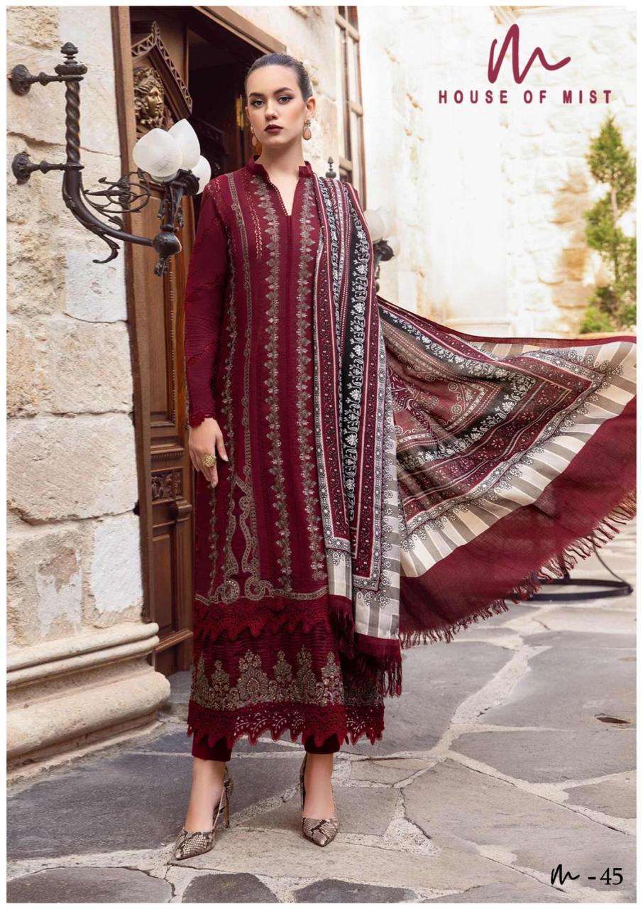 House Of Mist Ghazal Vol 5 Cotton Karachi Prints Surat dress materials wholesale online