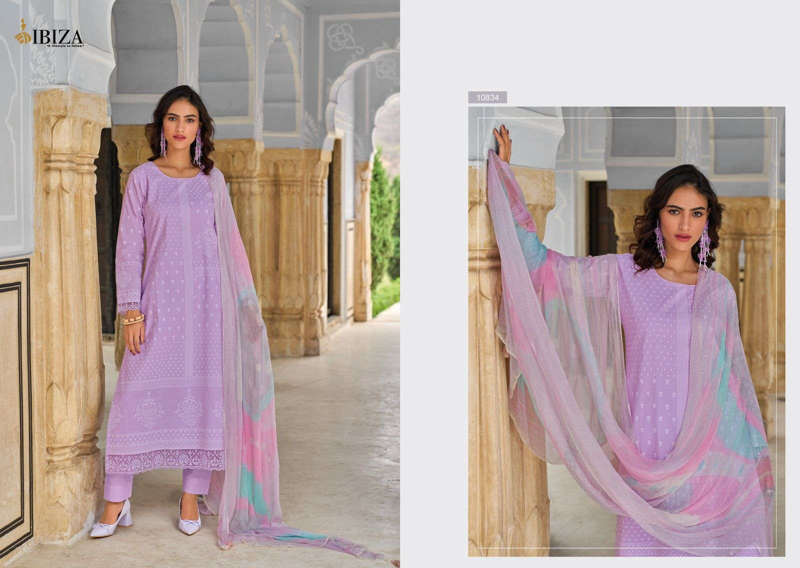 Ibiza Armani Lawn Cotton Digital Printed  Pakistani Salwar Suits for Summer