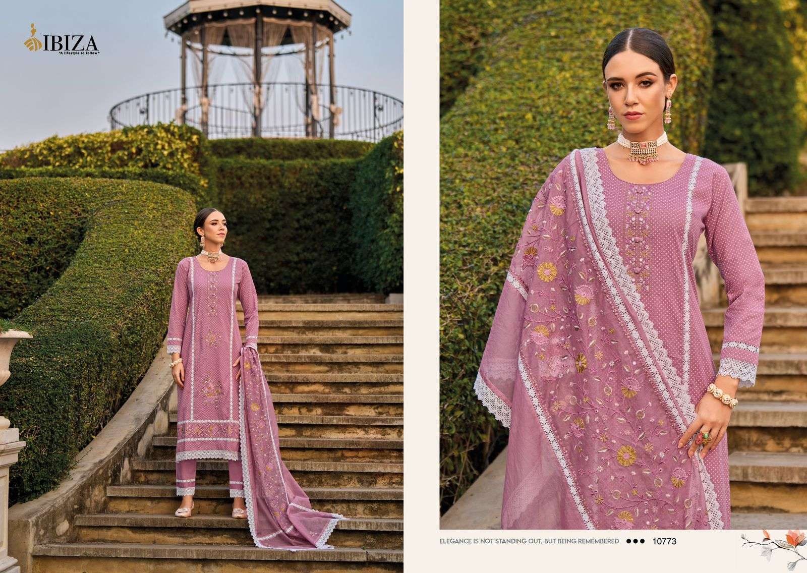 Ibiza Raysa Vol 2 Cotton Embroidered Wholesale market for salwar kameez in Hyderabad