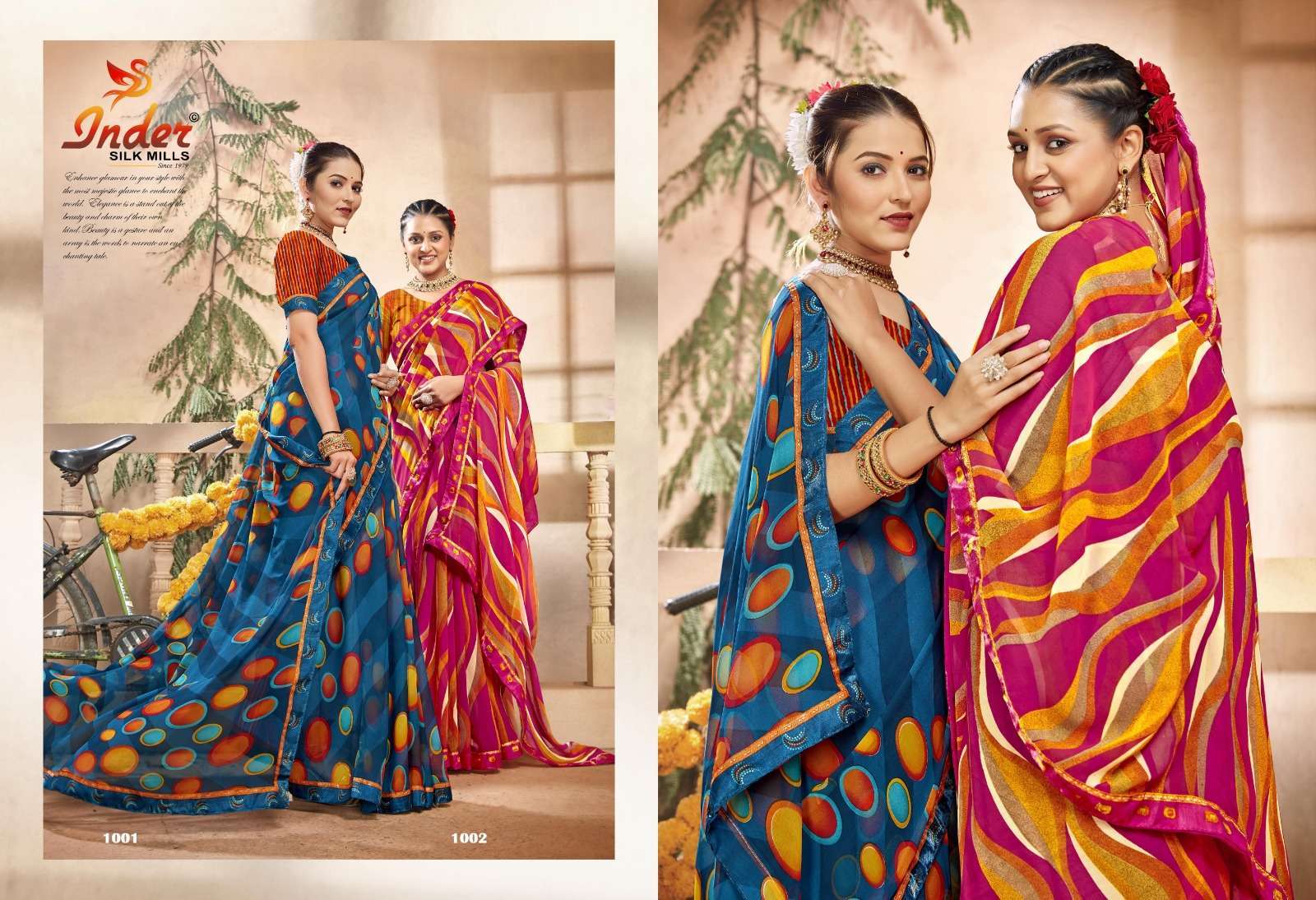 INDER SILK MILLS CREATION 6033 Designer sarees bulk orders