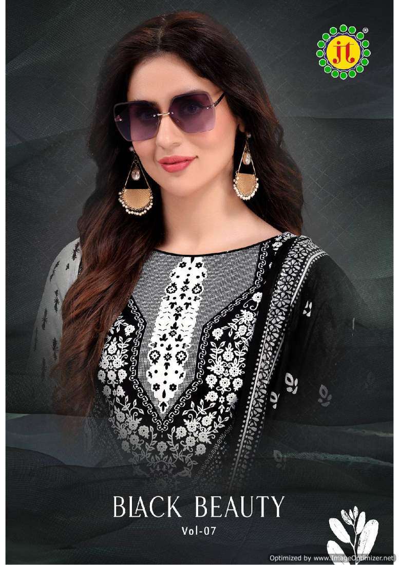 JT Black Beauty Vol-7 Georgette dress material wholesale