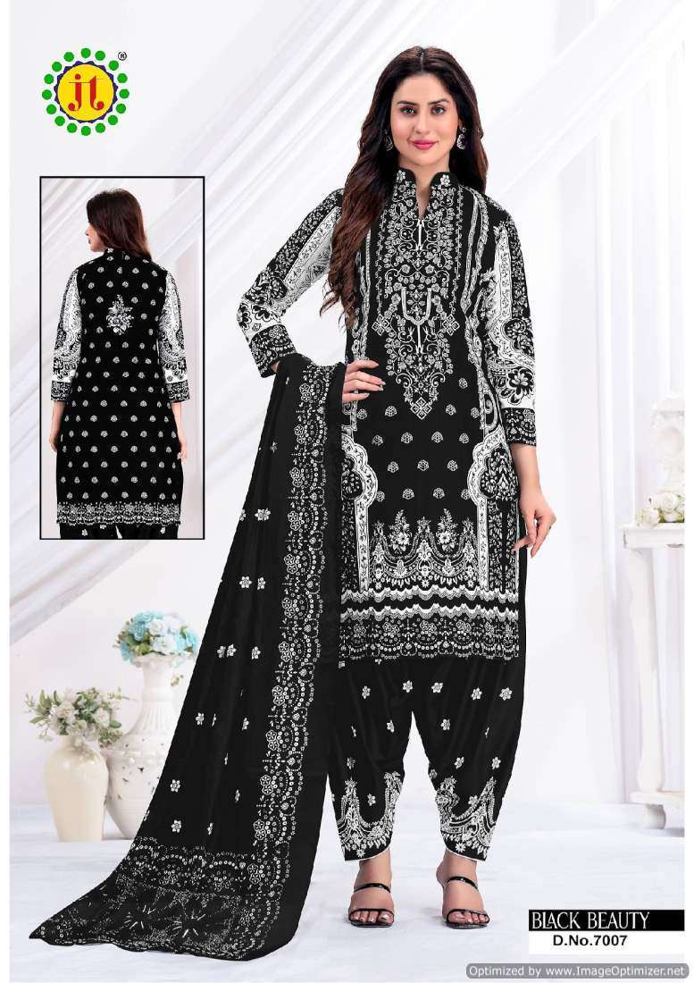 JT Black Beauty Vol-7 Georgette dress material wholesale