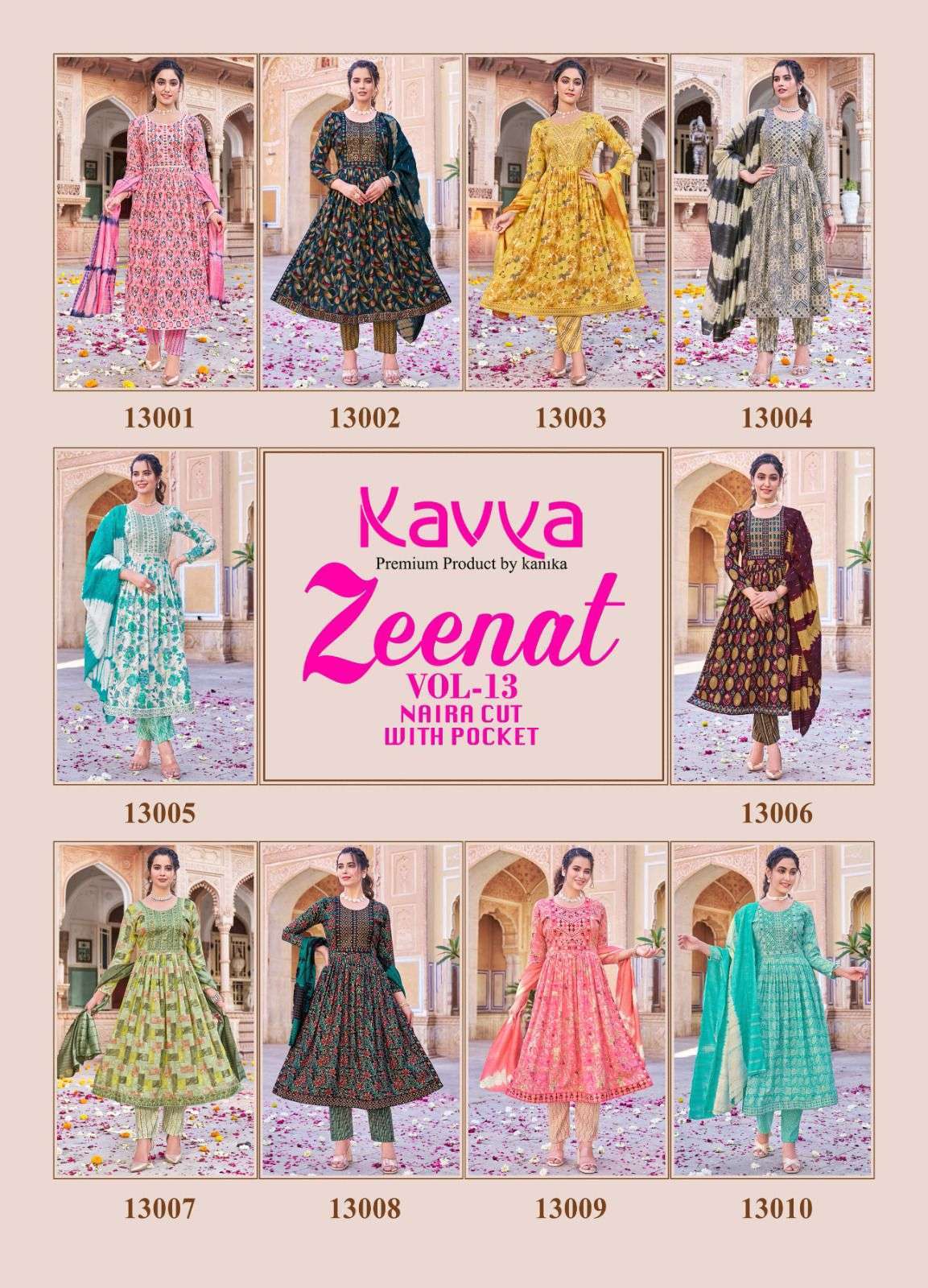 KAVYA ZEENAT VOL 13 Wholesale ladies Kurtis in Bangalore