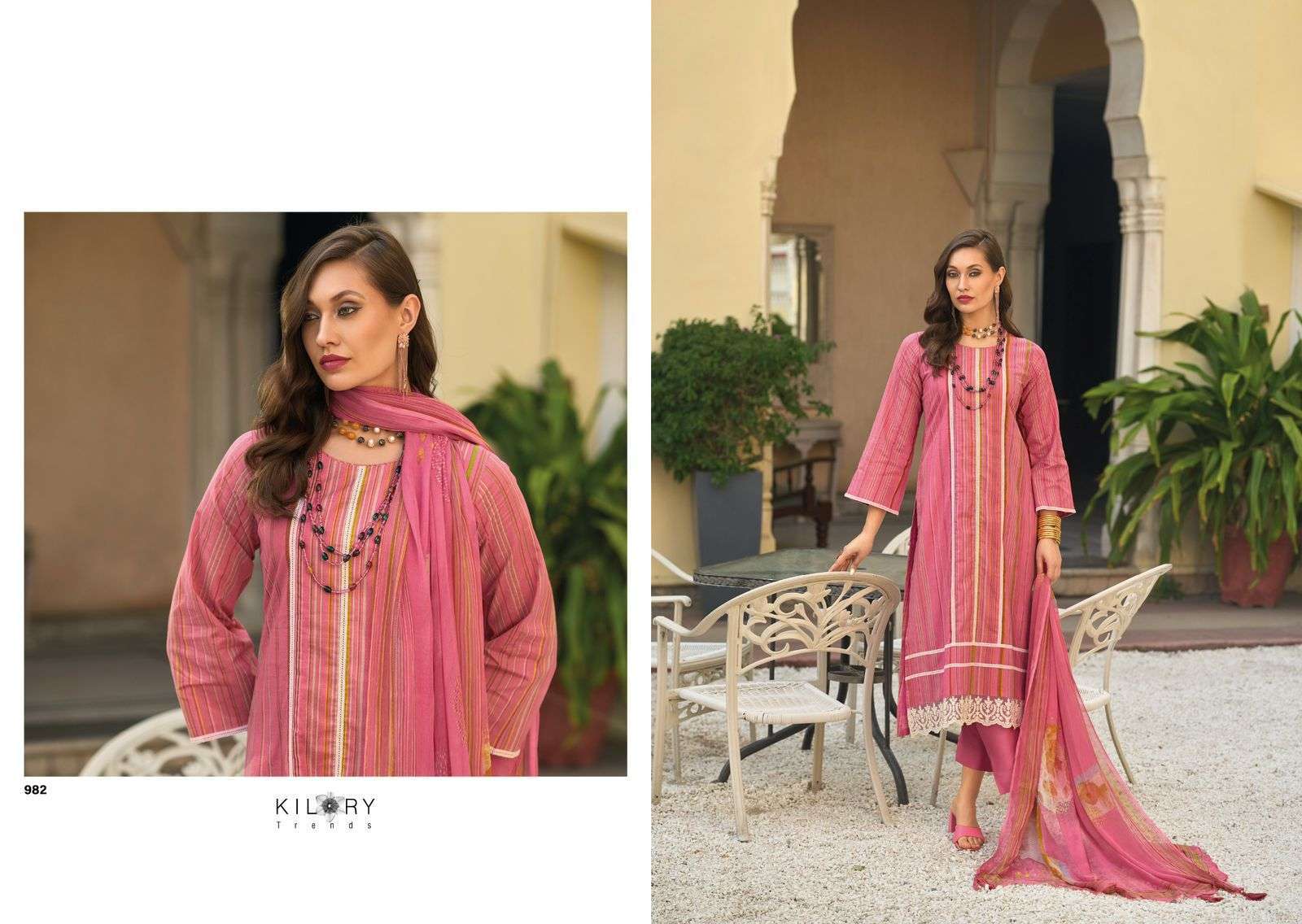 Kilory Legacy Of Summer Lawn Cotton Digital Printed Party wear dress materials