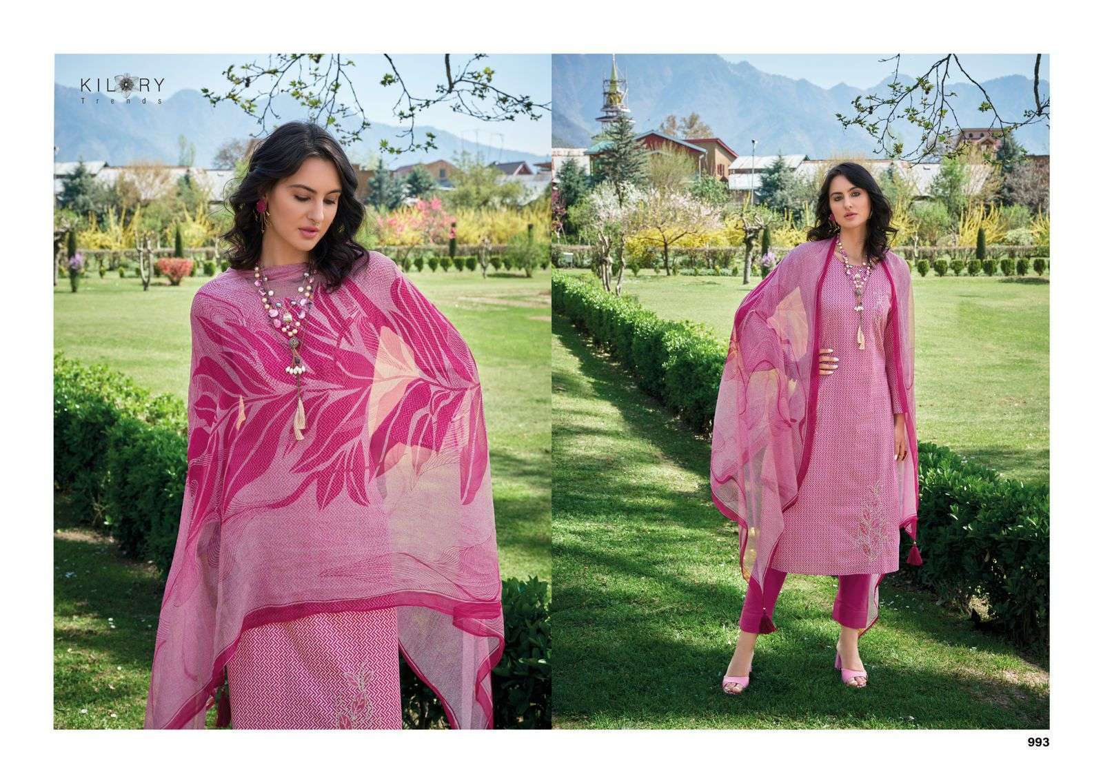 Kilory Safar Lawn Cotton Embroidery Salwar suits manufacturers in Bangalore