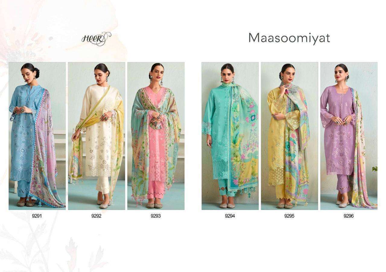 Kimora Heer Maasoomiyat Muslin Latest salwar kameez in gandhi nagar market