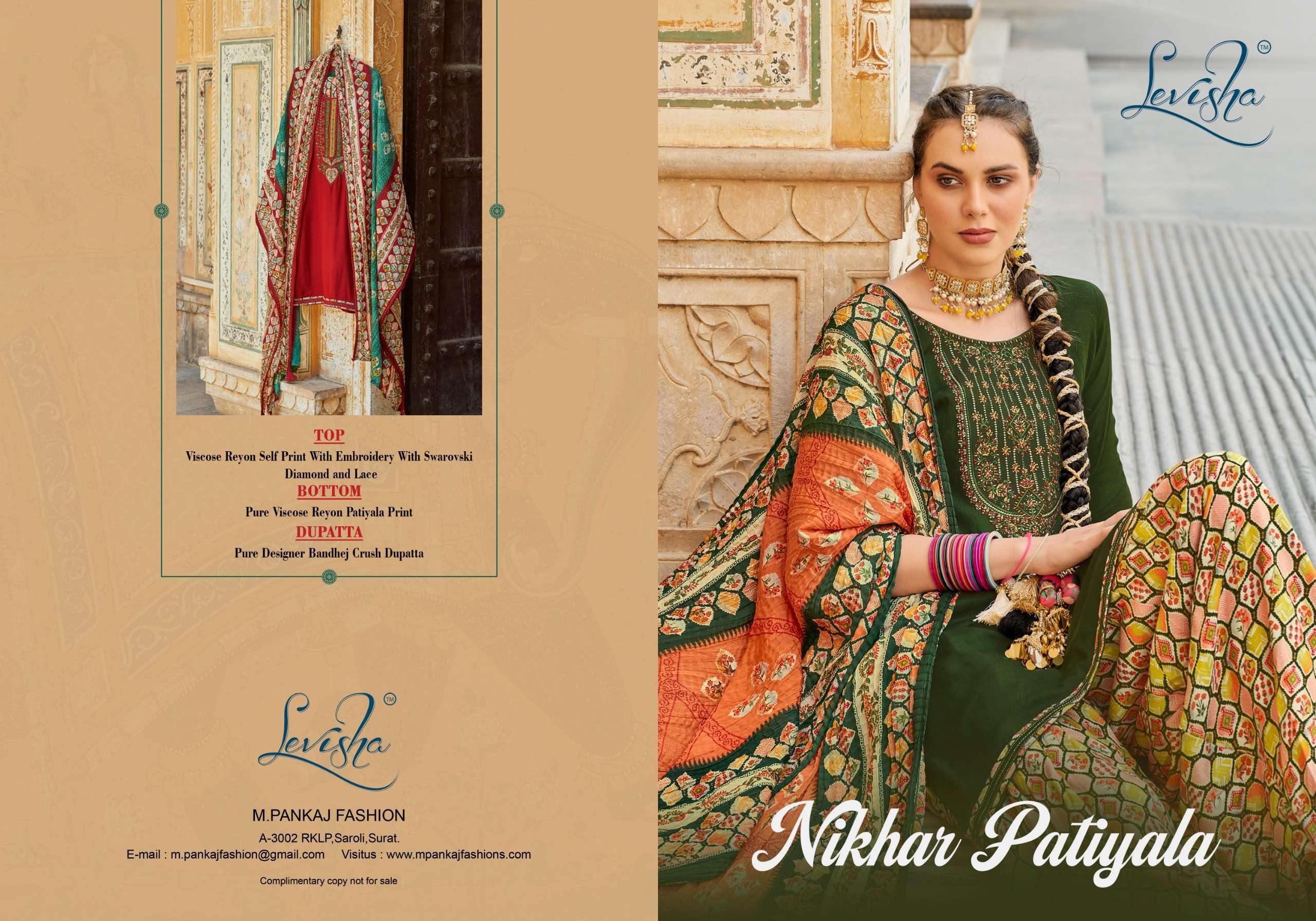 Levisha NIKHAR PATIYALA Dress Material Wholesale Market