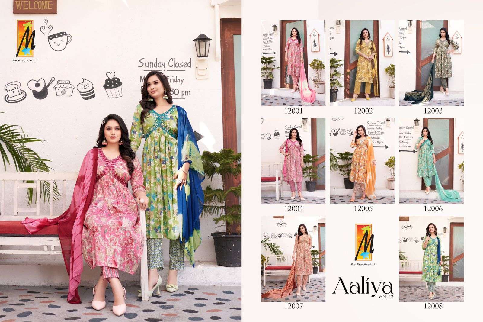 Master Aaliya VOL-12 Mumbai Kurti factory